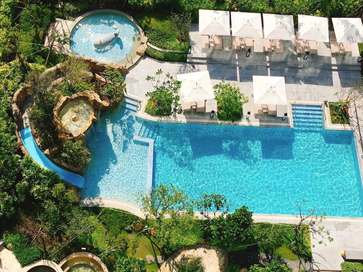 Mu Jiaoxi Hotel Екстер'єр фото The swimming pool at the hotel