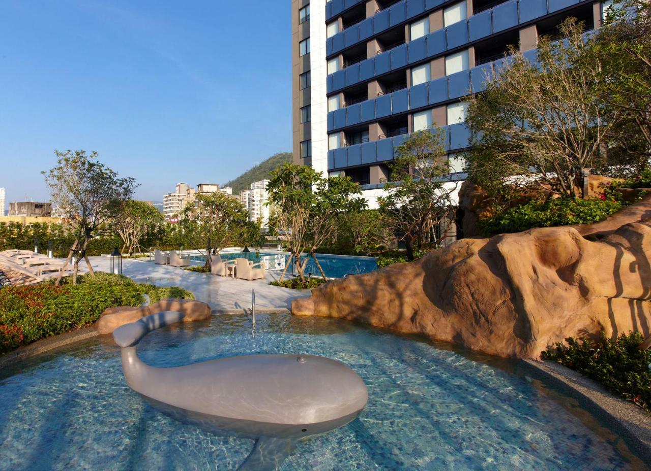Mu Jiaoxi Hotel Екстер'єр фото The outdoor swimming pool